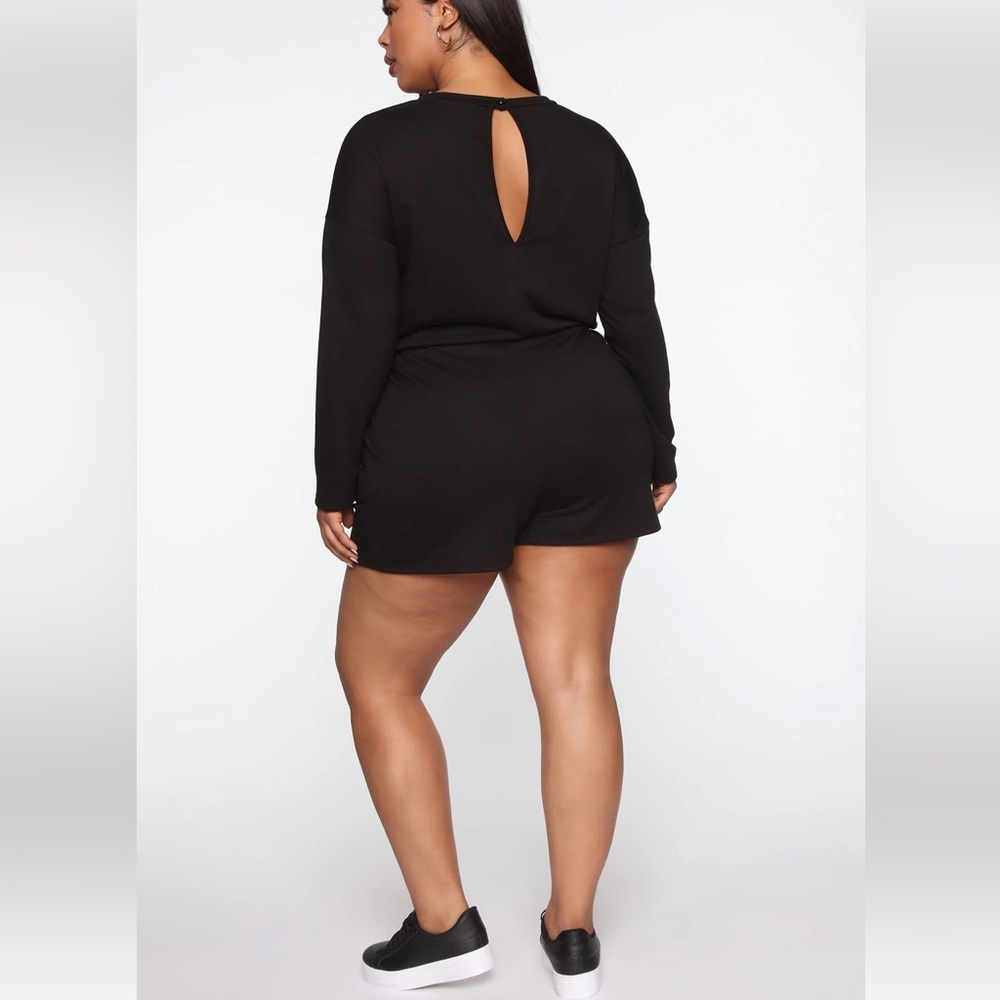 Come Cuddle Romper - Black